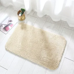 White Color Top Kitchen Floor Mat Wipe-Clean Dirt-Proof Doormat Entryway Doorway Carpet Home Use