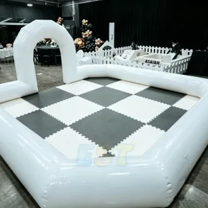 White Inflatable Bumper Car Race Track Electric Bumper Car Track Arena Kids Bumper Car Go Kart Race Arena
