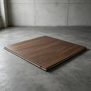 White Oak Wood Veneer SPC Flooring High Density Rigid Core Vinyl Floor Plank with UV Lacquer Finish