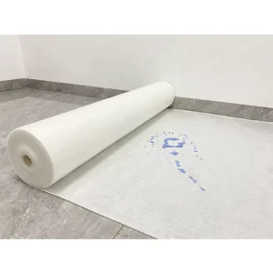 White Self-adhesive Felt Floor Mat Stairway Corridor Anti-paint Decoration Blanket Material Needled Punched Non-woven Fabric