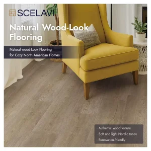 Wide Plank 7×48 SPC Luxury Vinyl Flooring Embossed Texture Realistic Wood Feel Modern Farmhouse Style Waterproof for School Gym