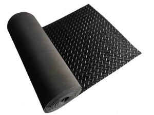 Willow leaf patterned Anti slip Rubber Sheet