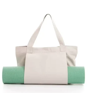 Women’s Large-Capacity Multifunctional Canvas Yoga Mat Bag for Yoga and Pilates