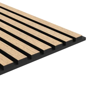 Wood Acoustic Panel Wood Slat Panel P2 Grade Mdf Board PET Felt Wood Acoustic Panel