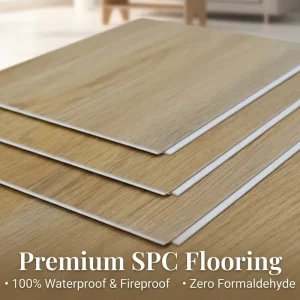 Wood Design Interlocking Floating SPC PVC Floor Tiles