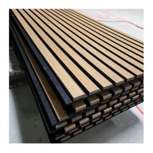 Wood Foam Acoustic Panel Soundproof Absorb Panel for Bedroom