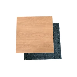 Wood Grain EPDM Waterproof Sports Gym Flooring Mats for Indoor Use