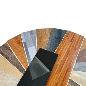 Wood Grain LVT Self Adhesive PVC Floor 1.5MM Waterproof Vinyl Floor Plank Tiles Easy Install Peel Stick Flooring Decoration