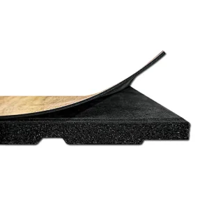 Wood Grain Modern Style Sports Gym PVC Rubber Flooring Mats for Indoor Deck Flooring and Gym Fitness Floor