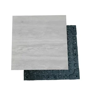 Wood Grain Modern Style Sports Gym Rubber Flooring Mats for Indoor Deck Flooring and Gym Fitness Floor
