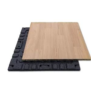 Wood Grain Rubber Flooring Gym Floor Mats Rubber Floor Tiles