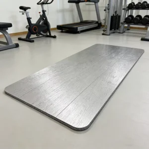 Wood Grain Rubber Tile, 15-30 mm, Sports and Gym Protective Flooring