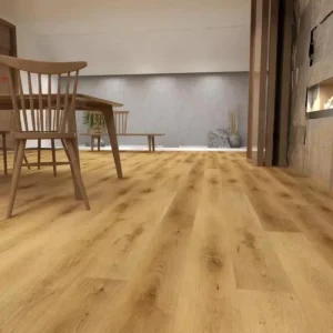 Wood Grain SPC Click Flooring Wear Resistant Anti Scratch Stone Plastic Composite Floor Planks
