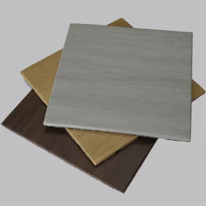 Wood Pattern PVC & Gym Rubber Flooring Mat with Shock Absorption Eco Friendly Interlocking Tiles for Gyms