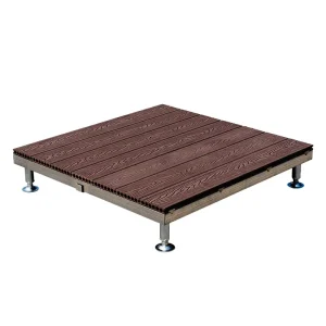 Wood-Plastic Composite Interlocking Modular Prefabricated Outdoor Deck