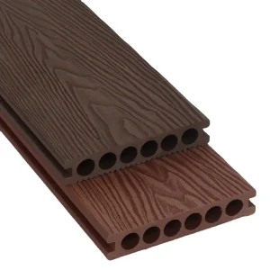 Wood Plastic Composite WPC Outdoor Decking Weatherproof Flooring