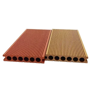 Wood Plastic WPC Water Resistant Anti-Corrosion Antioxidant Asian Light Coffee Color Matt Finish DIY Decking Tiles Floor Outdoor