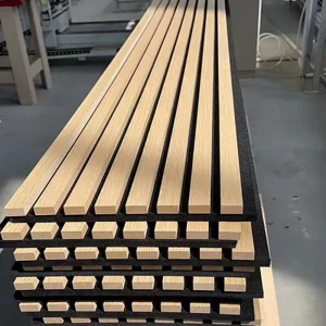Wood Slats Wall Panels Mdf Board With Pet Panel Acoustic Panels Akupanel