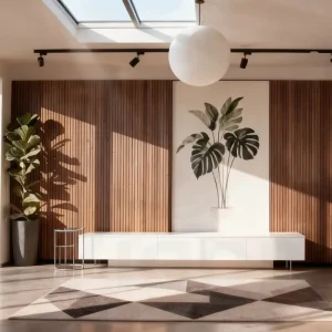 Wood Surface Wood Decorative Slat Soundproof Wall Slat Acoustic Panel