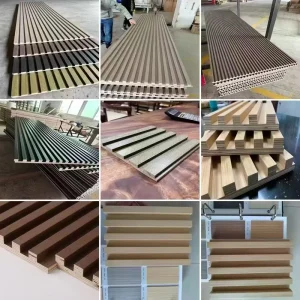Wood Veneer Acoustic Wall Panels Wooden Slat Acoustic Panels Sound Proof Sound Board Akupanels
