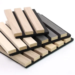 Wood Veneer Soundproof Slat Acoustic Wall Panels Akupanel Acoustic Panels