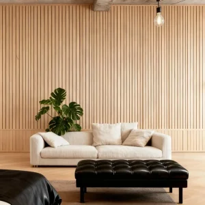 Wood Veneer Soundproof Wall Panels Acoustic Board Eco Friendly Material for Indoor Decoration