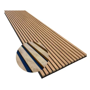 Wood Veneer Surface MDF Composite Soundproof Wooden Acoustic Panels Akupanel Panneaux Acoustiques