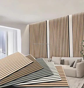 Wood Wall Panel Acoustic Slat Acoustic Wooden Akupanel Curve Flexible Wall Panel Sound Proofing Acoustic Flexible Tambour Panels
