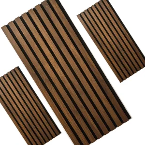 Wooden Acoustic Panel Natural Wood Veneer Acoustic Panels for Restaurant Meeting Room Home Theater Systems