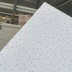Wooden Acoustical RH80 Acoustic Mineral Fiber Panel 25mm Thick Board