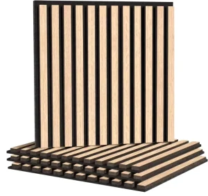 Wooden Slat Acoustic Panel Custom Colors Acoustic Solid Wood Panels Wall Decor Interior