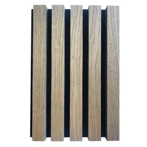 Wooden Slat Acoustic Panel Sound Absorbing Wall Board Decorative Interior Panel
