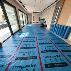 Worksite Double-Layer Waterproof Anti-Slip Dust-Proof Home Decoration Floor Cover