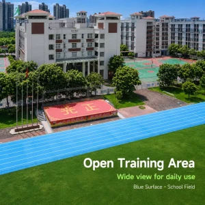 World Athletics-Certified Mixed PU Rubber Running Track Flooring for Athletics and Football