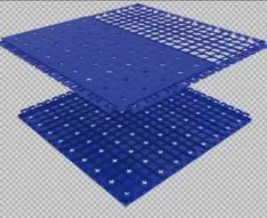 X2 Thermoplastic Rubber Interlocking Suspended Floor Anti-Warp Anti-Shift Shock Absorbing Eco-Friendly Indoor/Outdoor