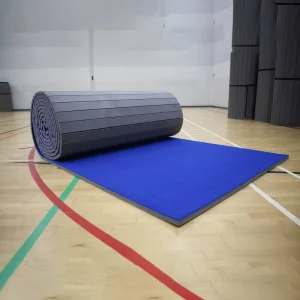 XPE Bonded Non-Slip Foldable Roll-Out Gym Mat for Martial Arts and Exercise