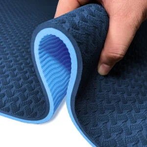 Yoga Mat 8mm TPE Non Slip Extra Thick High Density Eco Friendly for Workout Pilates