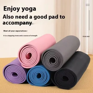 Yoga and Pilates Non-Slip NBR Exercise Mat for Indoor Sports and Daily Training