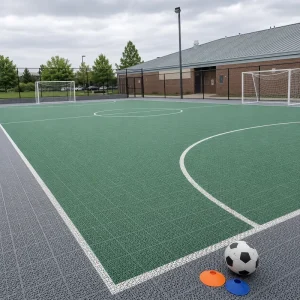 Youth Futsal Court Training Floor PP Training Court Tiles for School Teams Sports Camps and Youth Programs Worldwide Projects