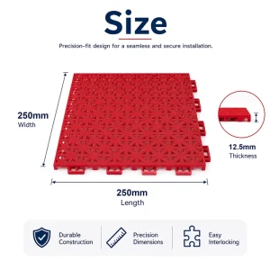 Youth Handball Training Flooring Modular PP Court Tiles for Schools Sports Camps and Development Academies Worldwide