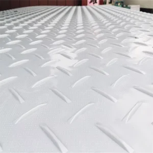 ZSPE White Anti slip Polyethylene PE Paving Board HDPE Plastic Floor Mat Ground Protection Temporary Road Plates