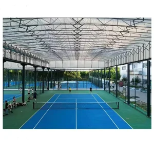 retractable telescopic tent retractable tent for swimming pool sport tennis court padel court roof mobile sunshade canopy